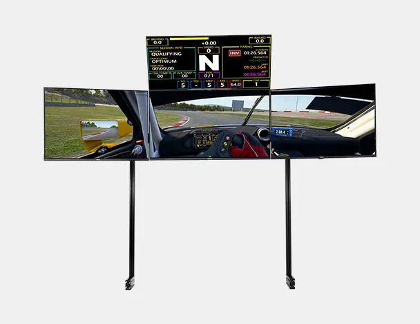 ELITE QUAD MONITOR STAND- BLACK EDITION — photo publiée par le fabricant ou vendeur