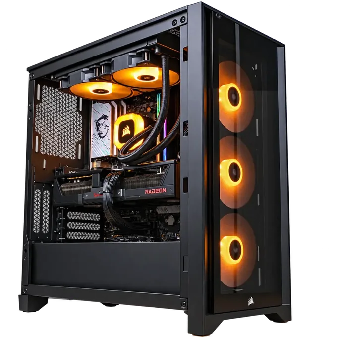 FlowUP PC Prism Radeon RX 9070 XT 16GB — photo publiée par le fabricant ou vendeur