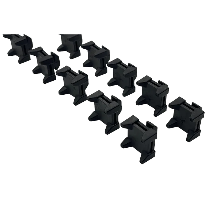 Cable Management Clip & Tie Set (10 Clips + 10 Ties) for 8mm Slot Extrusion Profiles — photo publiée par le fabricant ou vendeur
