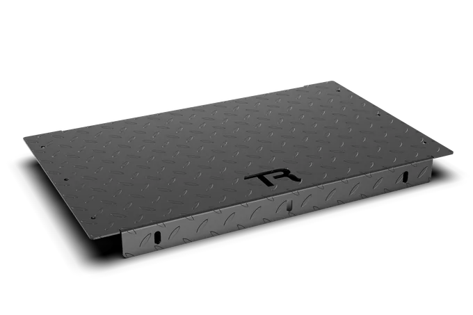 Heavy-Duty Sim Floor — 3mm Diamond Plate Cockpit Footrest for Sim Racing & Flight Sim — photo publiée par le fabricant ou vendeur