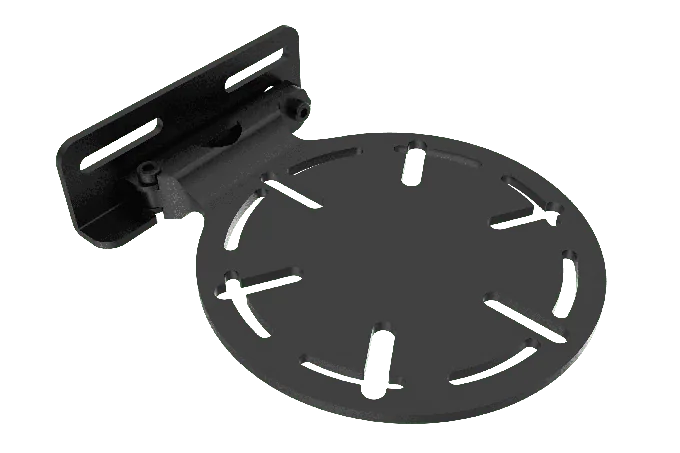 Universal Bass Shaker & Buttkicker Tactile Transducer Mount for Sim Racing & Flight Sim Rigs — photo publiée par le fabricant ou vendeur