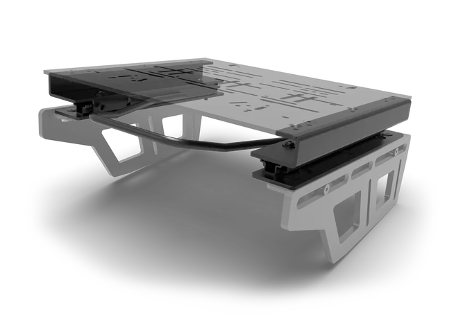 Quick-Adjust Dual Locking Pedal Slider System — For Trak Racer Extrusion Pedal Mounting Plates — photo publiée par le fabricant ou vendeur