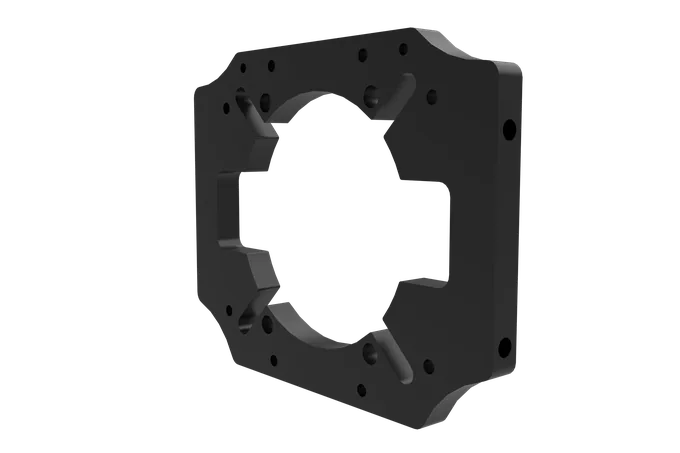 TR-One Direct-Fit Front Wheel Mount for MOZA R9–R25 Ultra Wheelbases — Requires TR-One Base Kit (TR80-NWMA4) — photo publiée par le fabricant ou vendeur