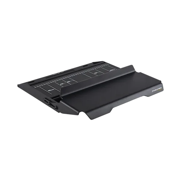 Fanatec Podium Pedals Mounting Plate and Heel Rest — photo publiée par le fabricant ou vendeur