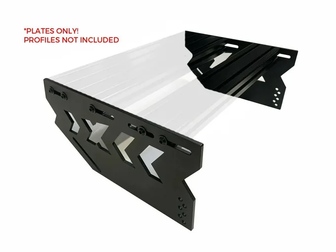 SimXPro Extended Profile Pedal Deck Mounting Plates — photo publiée par le fabricant ou vendeur