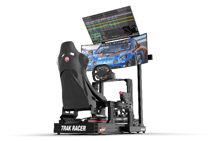 Freestanding Dual (2) Monitor Stand – Up to 80" Display for Sim Racing, Flight Simulation & Truck Simulators — photo publiée par le fabricant ou vendeur
