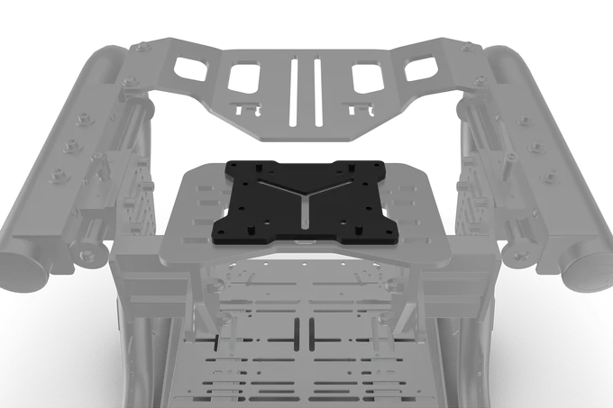 TR-One Wheel Mount Plate Adapter for Asetek Wheelbases — photo publiée par le fabricant ou vendeur