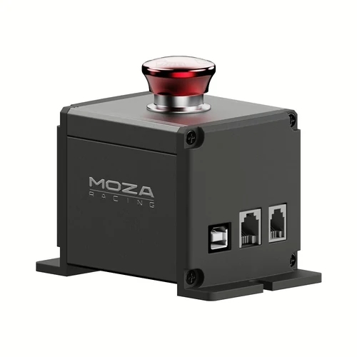 MOZA arrêt d’urgence — visuel officiel du produit