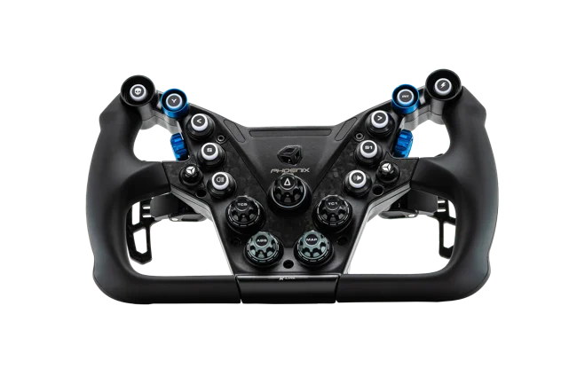 Cube Controls Phoenix Base — boutons blancs et moyeu noir