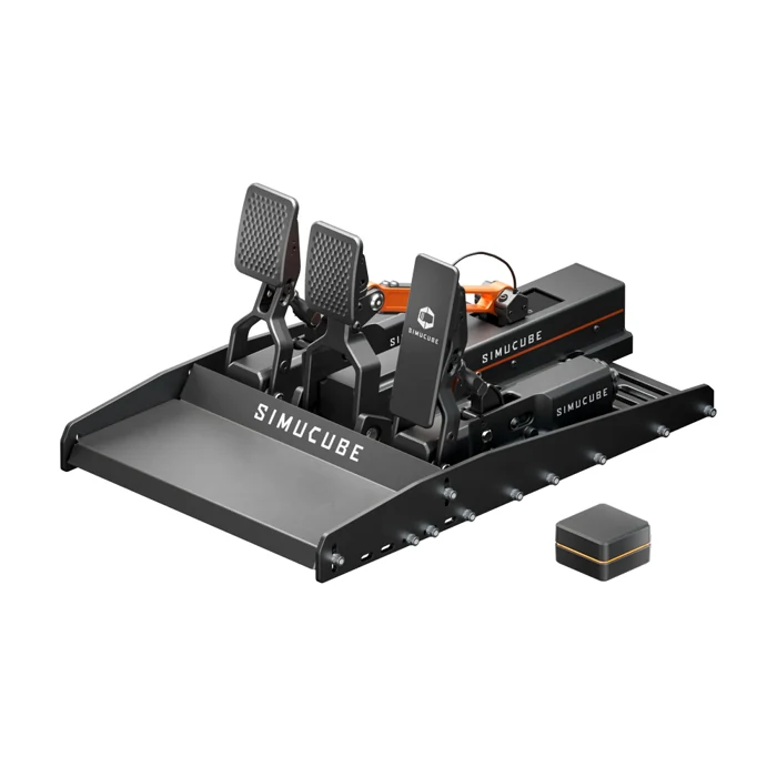 Simucube ActivePedal Ultimate + 2 Co-Pedal + Baseplate + Link Hub — photographie du fabricant ou du vendeur