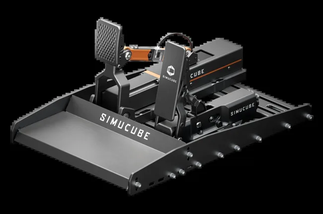 Simucube ActivePedal Ultimate + Co-Pedal + Baseplate — visuel du fabricant ou vendeur